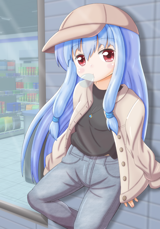 琴葉葵 「春コーデ葵ちゃん!!
#琴葉葵 」|senkei-絵ノルマ530枚達成！！のイラスト
