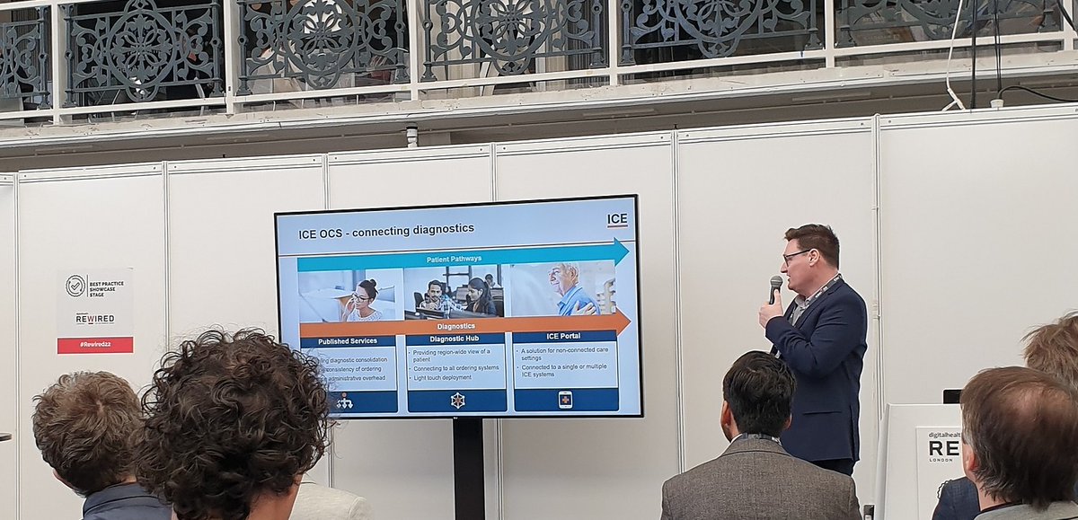 ClinisysGroup's tweet photo. Our very own Paul Cameron provided great insight during his talk yesterday at Digital Health Rewired, where he discussed "Sharing diagnostic information across boundaries". Hear more about this topic from the rest of our team at stand A2.
#Rewired22 #CliniSys https://t.co/mHPLoxhkRp