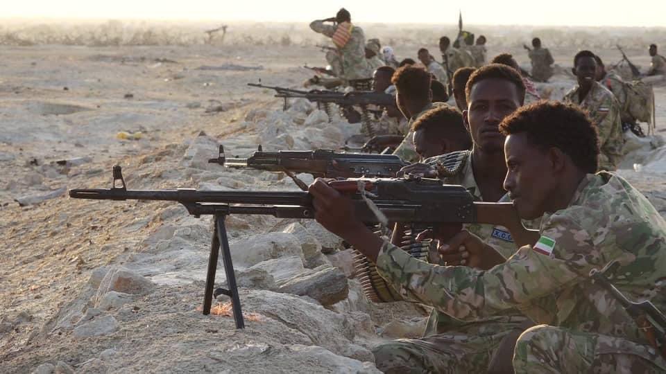 usamemohammedmp's tweet photo. The Somali state special forces are doing their duties in very heroic manner. protecting border line longer than 1700km from any illegal or terror activities isn’t really a simple task. every Ethiopian is thankful and proud to your sacrifices. https://t.co/LuxEYTf4p2