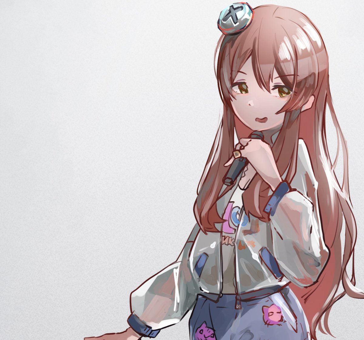 「ダサいの着ている大崎甜花さん 」|domoのイラスト