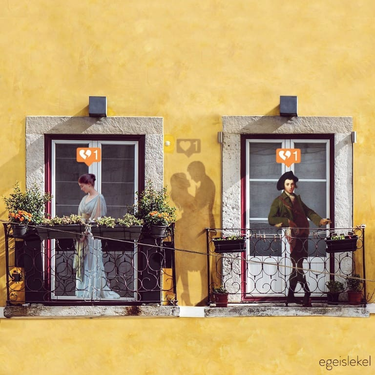 Tablo ve heykelleri manipüle ederek  sosyal medya bağımlılığına dikkat çeken Ege İşlekel’in eserleri 📱  

🖼️ <a href="/egeislekel/">Ege Islekel</a>