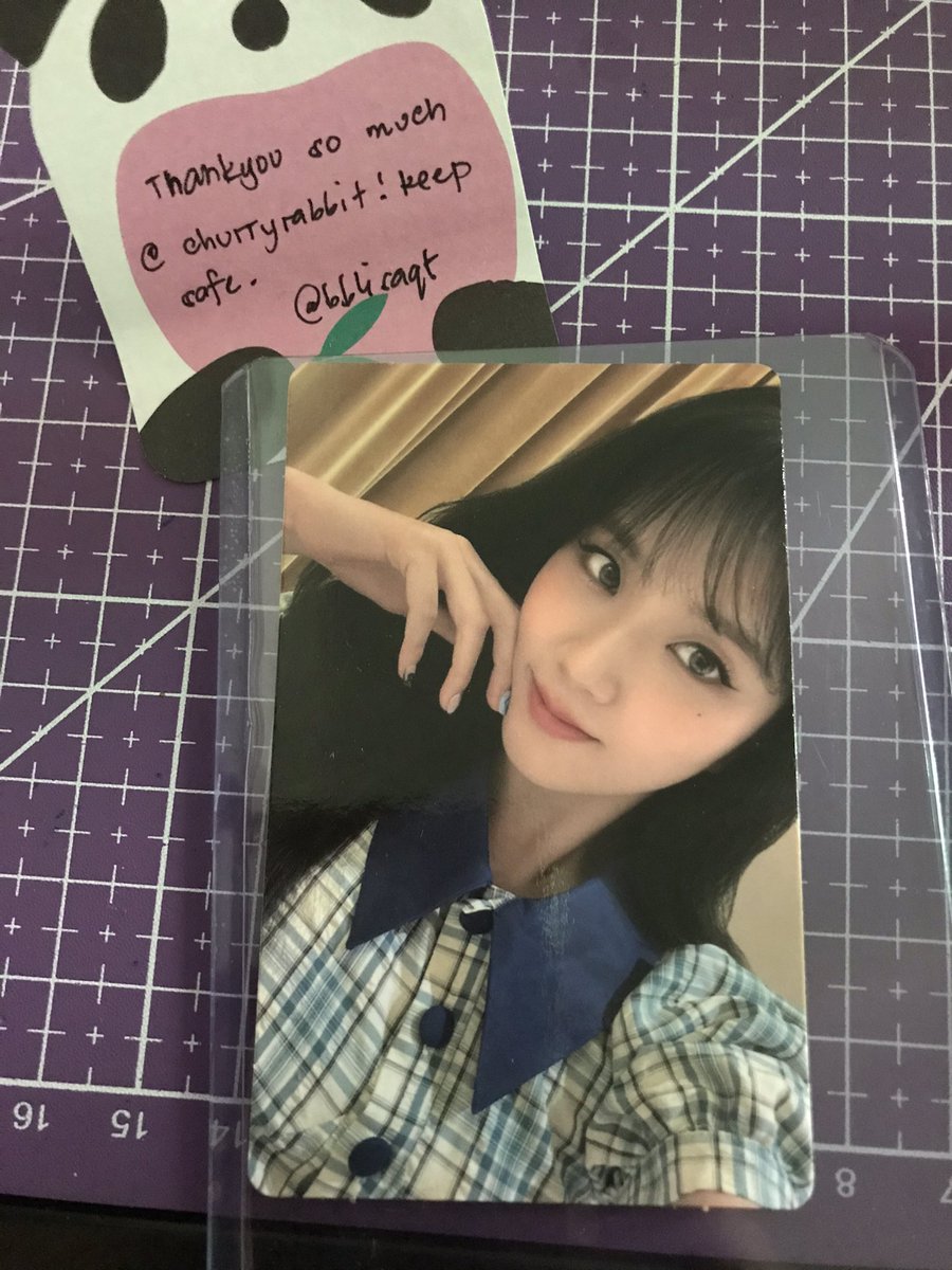 churryrabbit's tweet photo. Hello @bblisaqt ! Tysm po for the tingi lapag~ jisoo mem early bird pc arrived safely 🤍 

[#ChurryMail] 💌 https://t.co/Nj6okZbxfc