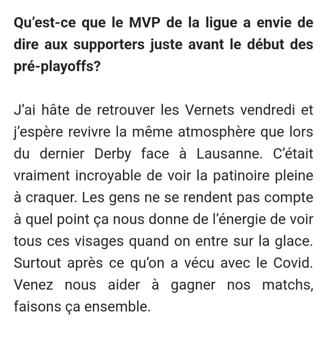 Delphine23118's tweet photo. Tous aux Vernets vendredi soir ! Il faut qu'on soit tout autant présent que samedi dernier! 🤩 Suffit de lire @Htommernes pour comprendre à quel point notre soutien et notre présence est important pour les joueurs! @officialGSHC #HeyOnYVa #preplayoff https://t.co/5sdV1Laayp
