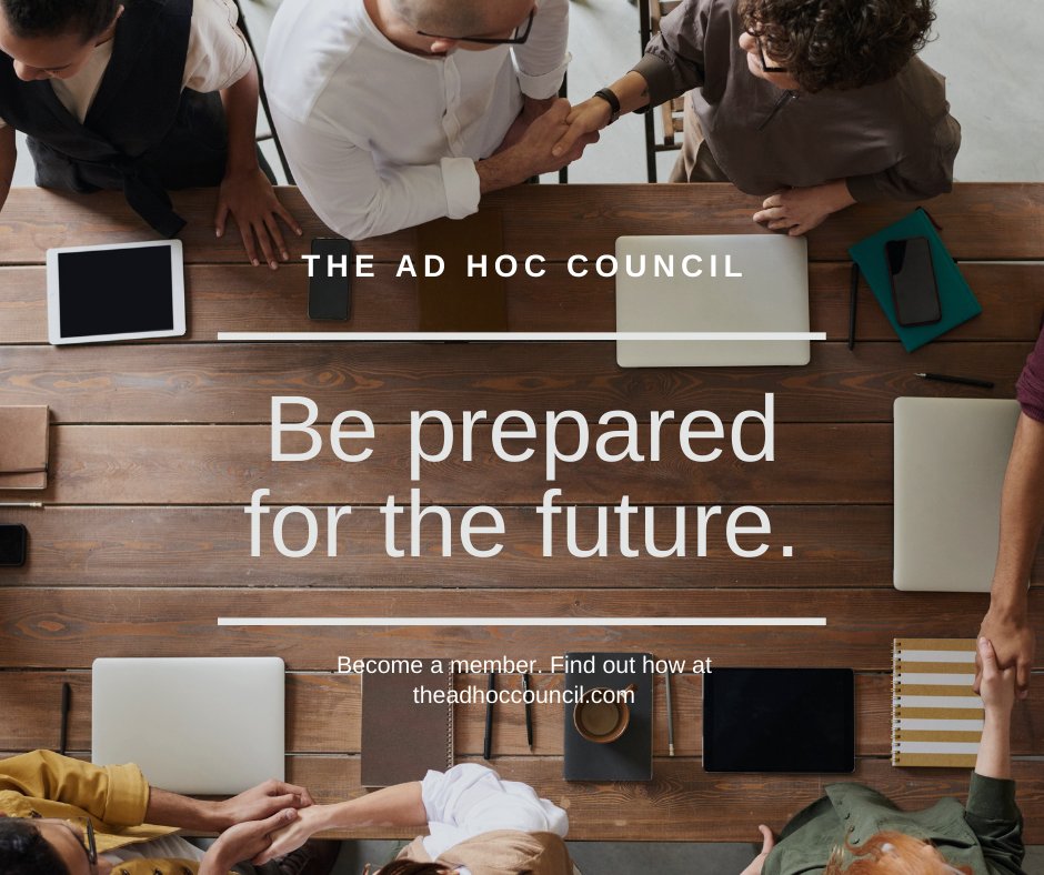 Do you have any questions about The Ad Hoc Council? Contact us to learn more: theadhoccouncil.com/contact.html

#Insight #expertise #collaboration #networking #membership #businessevents