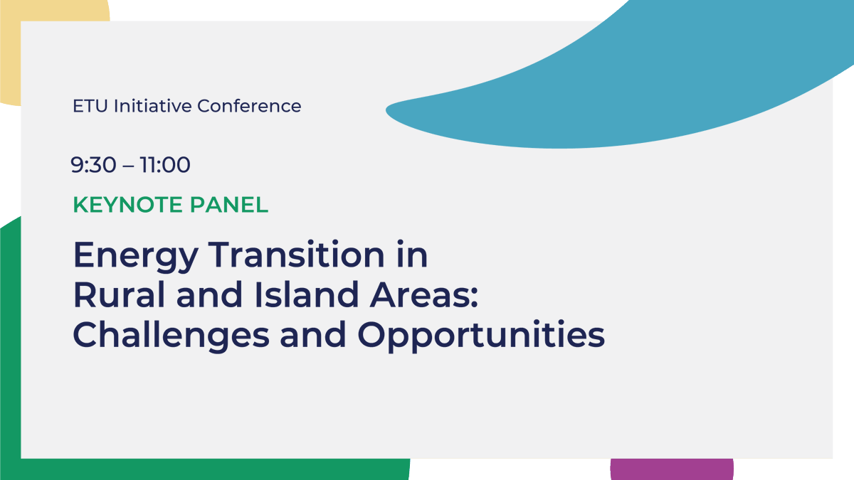 InterregMedGLA's tweet photo. 🔴The first panel of the #ETUInitiative Conference is live! 

We are discussing the challenges and opportunities for the #EnergyTransition in rural and island areas with our panellist!⚡️

Follow live👇 
🔗https://t.co/tZmwBjhm8B

You can also join us in #Barcelona @santpaubcn https://t.co/XVCFms5GxI