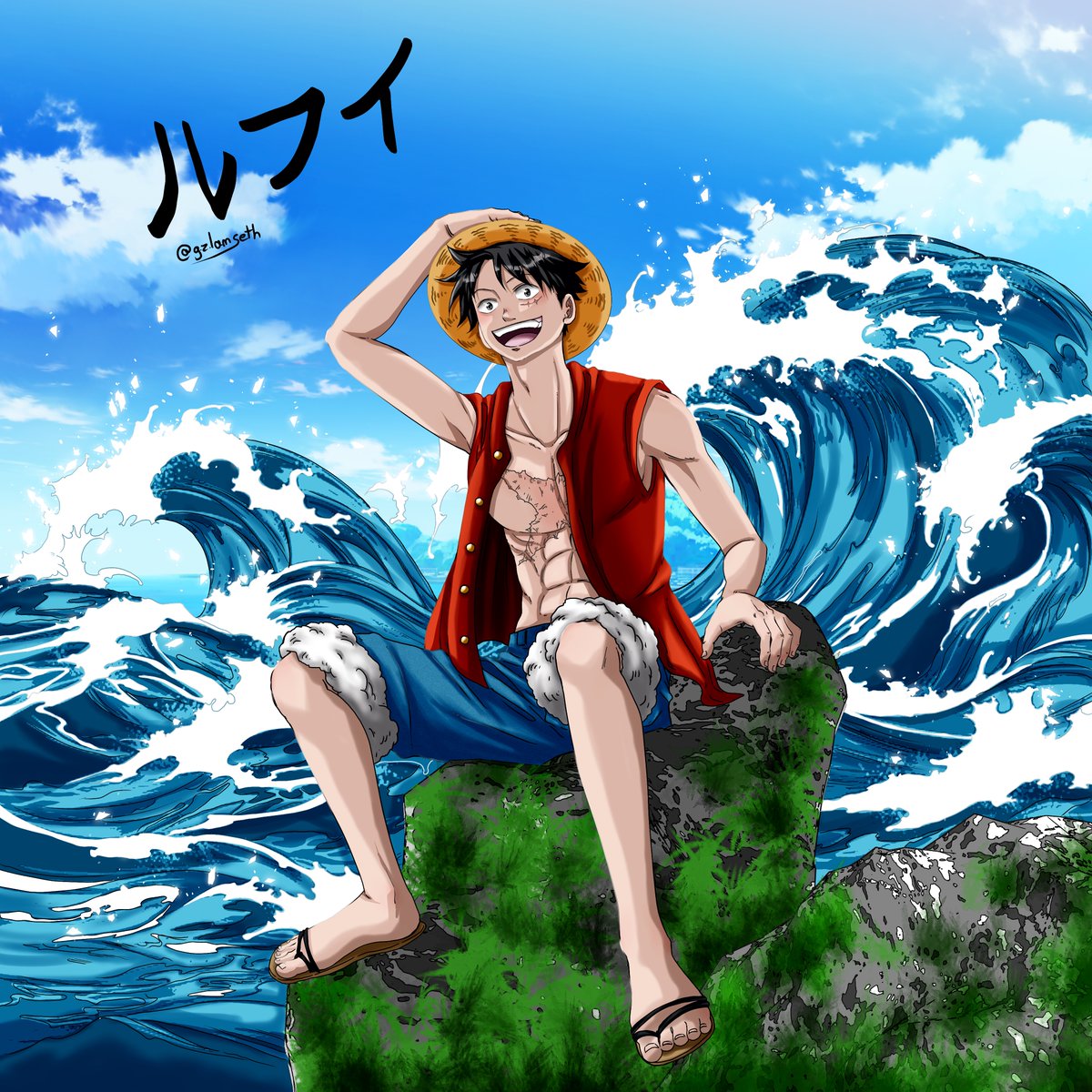 lamseth's tweet image. Es la primera vez que dibujo a Luffy, tiene delito porque #ONEPIECE es mi manga favorito desde pequeña y #luffy es el personaje que más me gusta 😍 
Gracias a One Piece empecé a dibujar y me propuse el sueño de dibujar mi propio manga.
Gracias por todo #eichiirooda 🙇‍♀️

#fanart