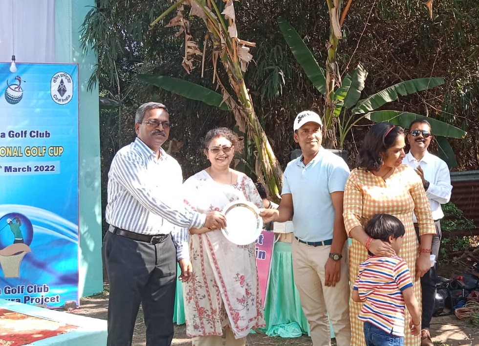 CISFHQrs's tweet photo. #CISF Comdt. Shri Vivek Sharma, won Gevra Golf Cup 2022 held @ Korba, Chhattisgarh. Golfers from SECL, MCL, Army, Railways and other organizations participated. Congratulations!  So proud of you! https://t.co/HF9WJegIFG