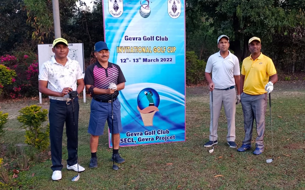CISFHQrs's tweet photo. #CISF Comdt. Shri Vivek Sharma, won Gevra Golf Cup 2022 held @ Korba, Chhattisgarh. Golfers from SECL, MCL, Army, Railways and other organizations participated. Congratulations!  So proud of you! https://t.co/HF9WJegIFG
