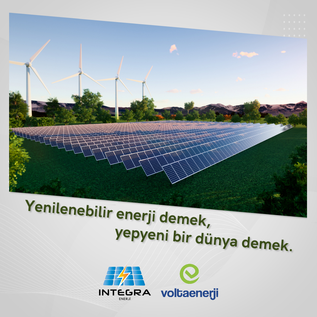 voltaenerji's tweet photo. Yenilenebilir enerji demek, yepyeni bir dünya demek. #yenilenebilirenerji #renewableenergy #güneşenerjisi #solarenergy https://t.co/gFZgOSB9ko
