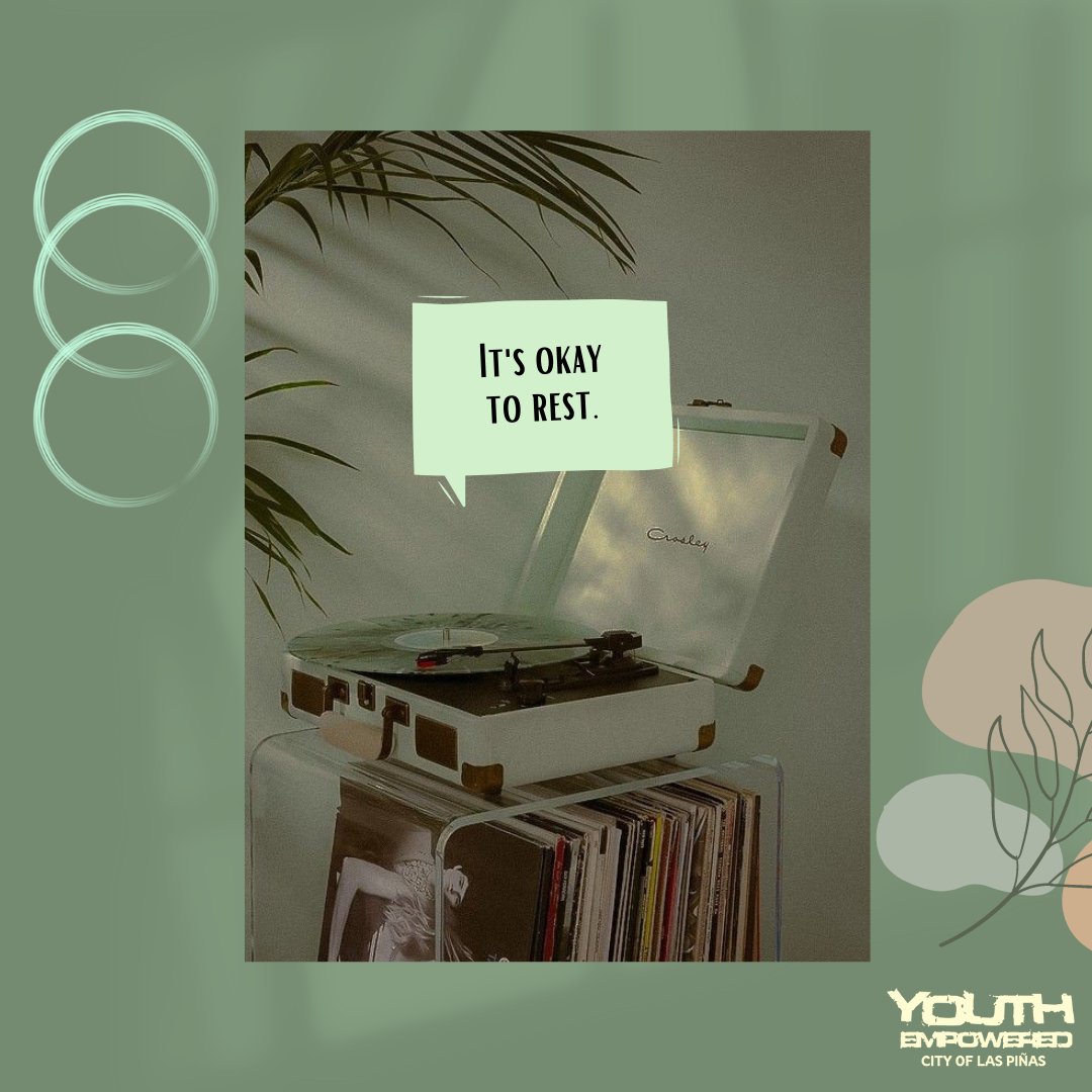 YELaspinas's tweet photo. Don’t worry, it’s okay. Everything is not in a hurry; everything is always on time. Feel free to rest. Embrace yourself! Enjoy your life!♥️🙌

#takecourage #YELasPiñas https://t.co/VXSImt3fpw