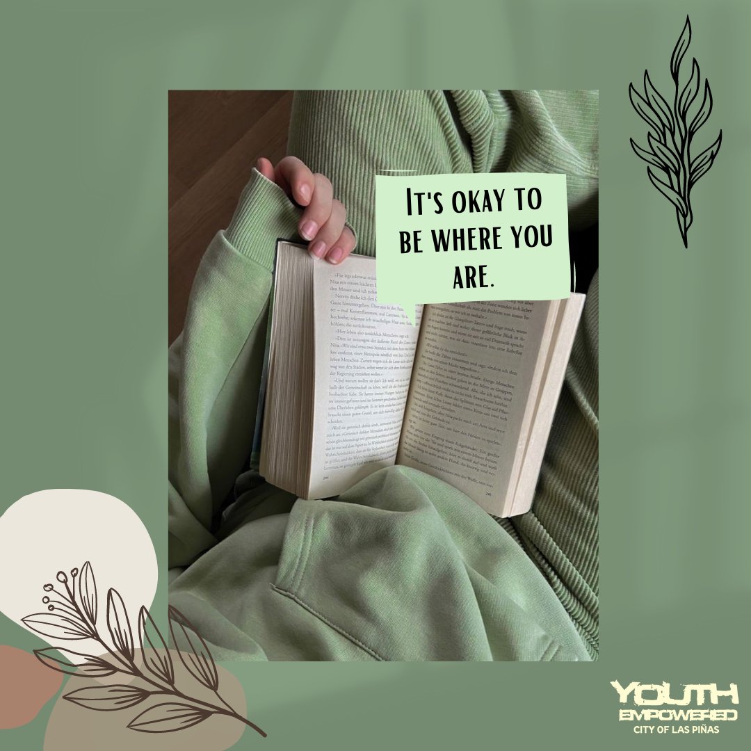 YELaspinas's tweet photo. Don’t worry, it’s okay. Everything is not in a hurry; everything is always on time. Feel free to rest. Embrace yourself! Enjoy your life!♥️🙌

#takecourage #YELasPiñas https://t.co/VXSImt3fpw