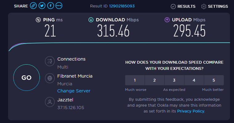 WalaxYT's tweet photo. @jazztel_es y como era de esperar los problemas de red persisten, me tenéis la red como una montaña rusa, así imposible que uno trabaje con redes tan inestables. https://t.co/urt0lT2d62