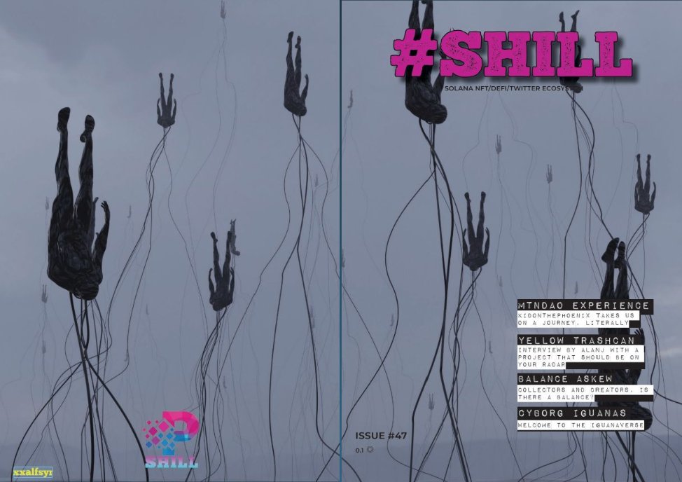 Pixeltoy.sol 🇦🇺 (@pixeltoy) on Twitter photo 80 Page issue!
#Shill zine 47!
bit.ly/3vATVAu
Cover Design: <a href="/xxalfsyr/">Adam Alfsyar</a>
Contents Design: <a href="/avenko/">Anil Rao</a>
<a href="/Grapeprotocol/">🍇 Grape Protocol</a>
$Sol ecosystem NEWS/NFT/INSIGHT/ALPHA
#SolanaNFT #zine
1/3 80 Page issue!
#Shill zine 47!
bit.ly/3vATVAu
Cover Design: <a href="/xxalfsyr/">Adam Alfsyar</a>
Contents Design: <a href="/avenko/">Anil Rao</a>
<a href="/Grapeprotocol/">🍇 Grape Protocol</a>
$Sol ecosystem NEWS/NFT/INSIGHT/ALPHA
#SolanaNFT #zine
1/3