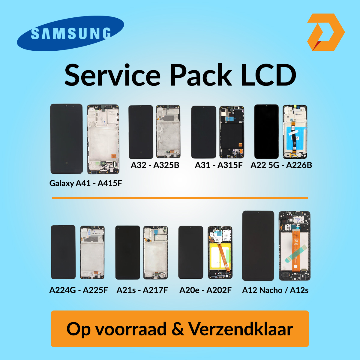 DutchSpares's tweet image. ✅ Samsung Galaxy-A Displays zijn weer ruim op voorraad:

Galaxy A41 | A32 4G | A31 | A22 5G | A22 4G | A21s | A20e | A12

Bestel snel de voorraad voor uw reparatie op=op!

dutchspares.com/nl

#samsung #servicepack #wholesale #groothandel #LCD #samsungdisplays
#samsunglcd