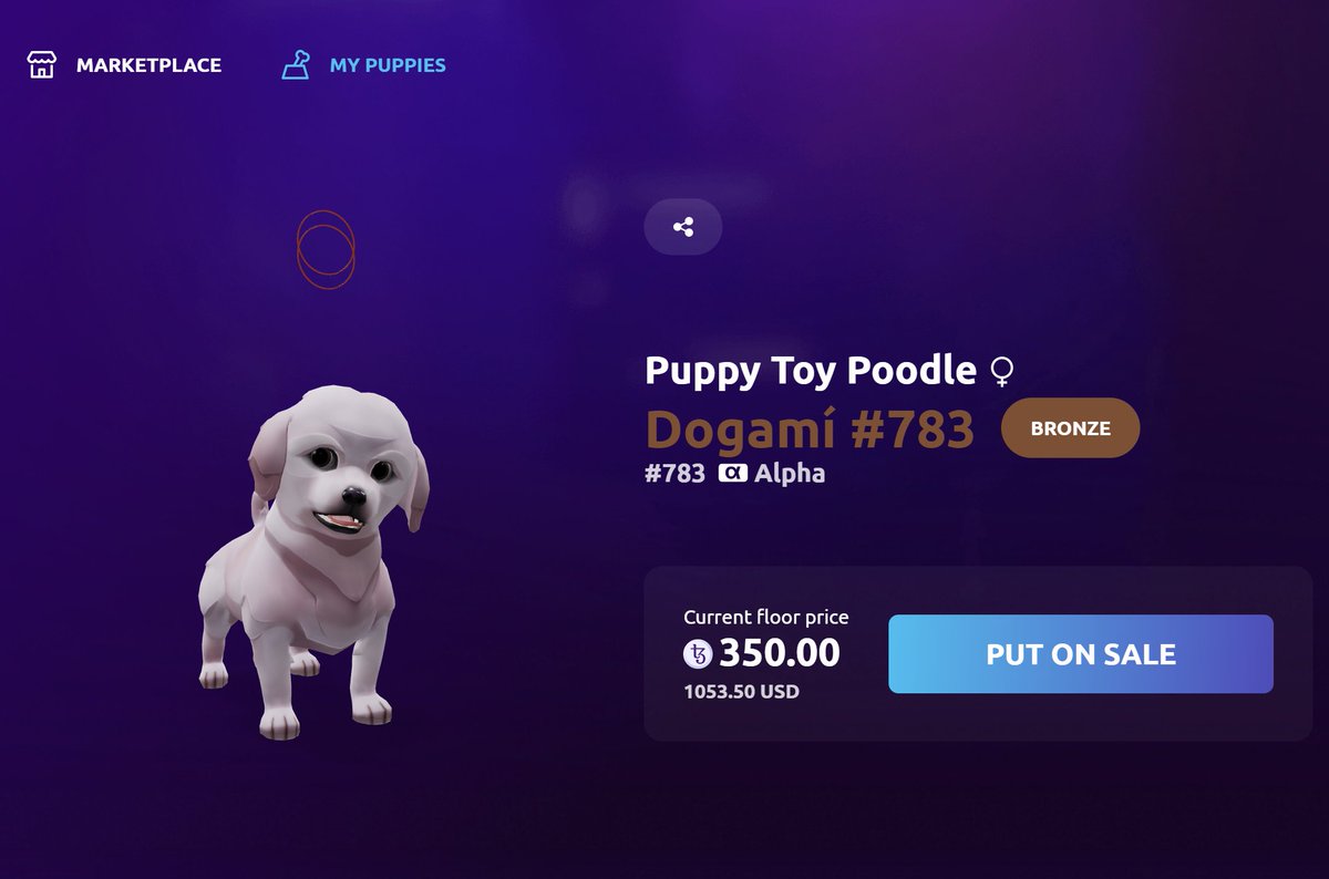 MrTaztaz's tweet photo. 🎁 Dogami #783 to earn 🐶
1) Like + RT the 1st tweet of this thread
2) Follow accounts mentioned in the 2nd tweet of this thread
3) Comment:
"#Top3NFT 🦴 I'm into $DOGA Petaverse @Dogami"
#Giveaway #NFT #tezos
https://t.co/NDYbYAJR2g https://t.co/j1teTEqJXA