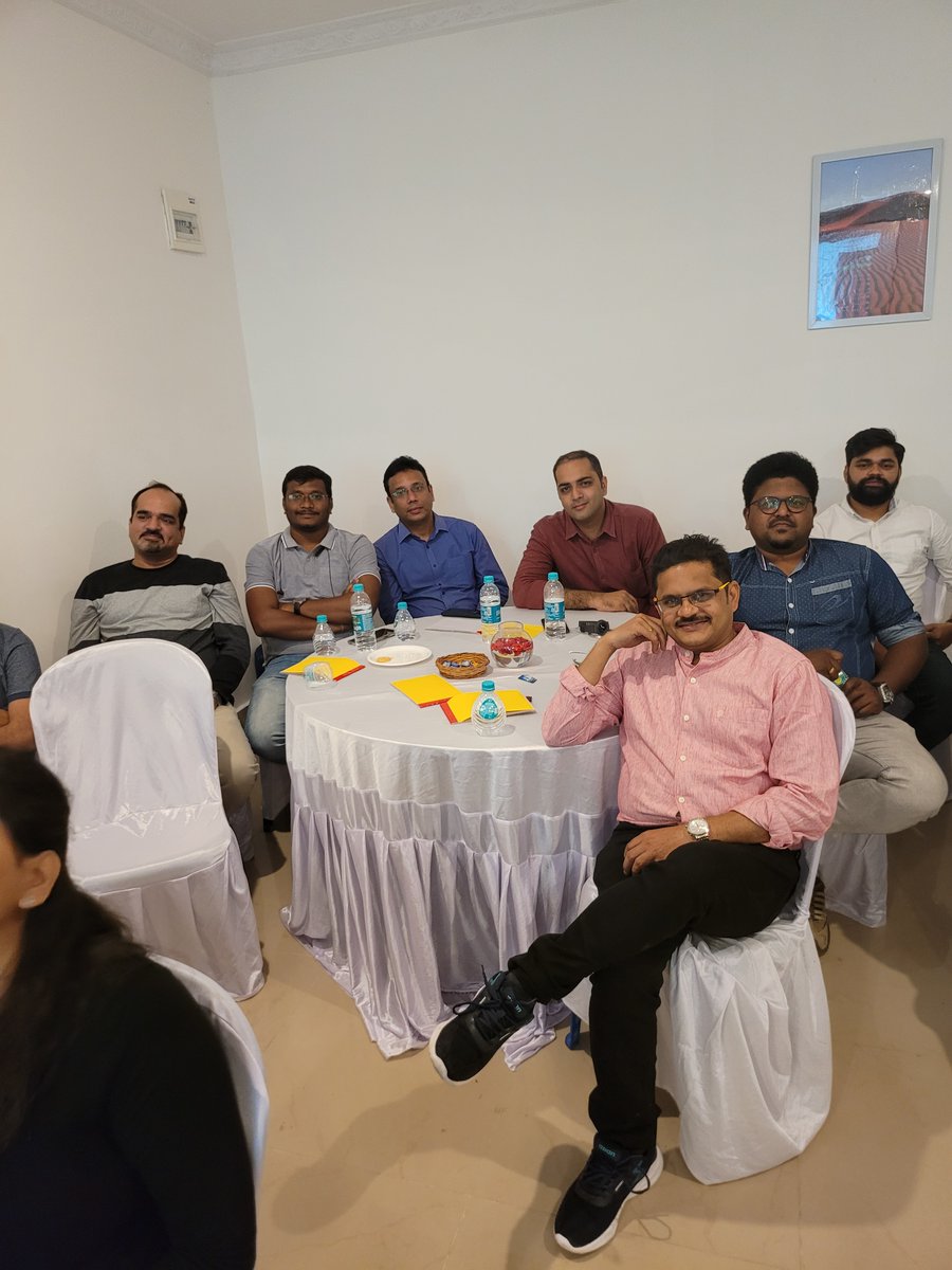 BostonfaGroup's tweet photo. After a long run-in with pandemic, the lockdowns, and virtual meetings. We decided it was time to meet outside the screens.

In Bengaluru, we held our 1st post-pandemic Management's Meet. It was enlightening &amp; enriching to connect with everyone!!! https://t.co/c2QpWQbr3p