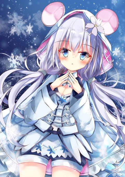 セラスチウムちゃん～～❄️❄️ #花騎士 #フラワーナイトガールイラスト 