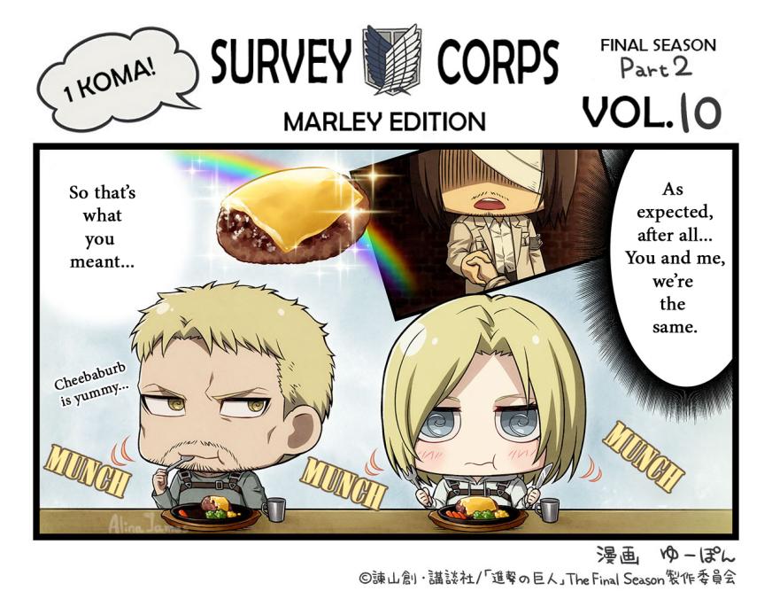 Attack on Titan Wiki - Attack on Titan The Final Season Chimi Chara 4-Koma  Chapter 9 English translations by Alina James (