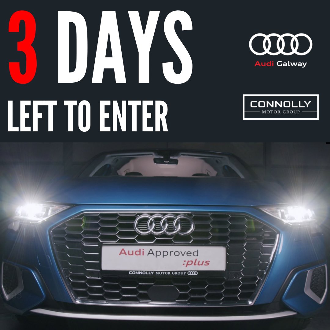 💥 𝟯 𝗗𝗮𝘆𝘀 𝘁𝗼 𝗚𝗼 , 𝗔𝗹𝗹 𝗘𝘆𝗲𝘀 𝗼𝗻 𝗦𝗮𝘁𝘂𝗿𝗱𝗮𝘆
💥 
➡️ winanaudi.com

Big thanks you to everyone for their support so far. Make sure your name is in the draw to Win An Audi this St. Patrick’s Day holiday weekend.

Get involved! 
#winanaudi #raffle