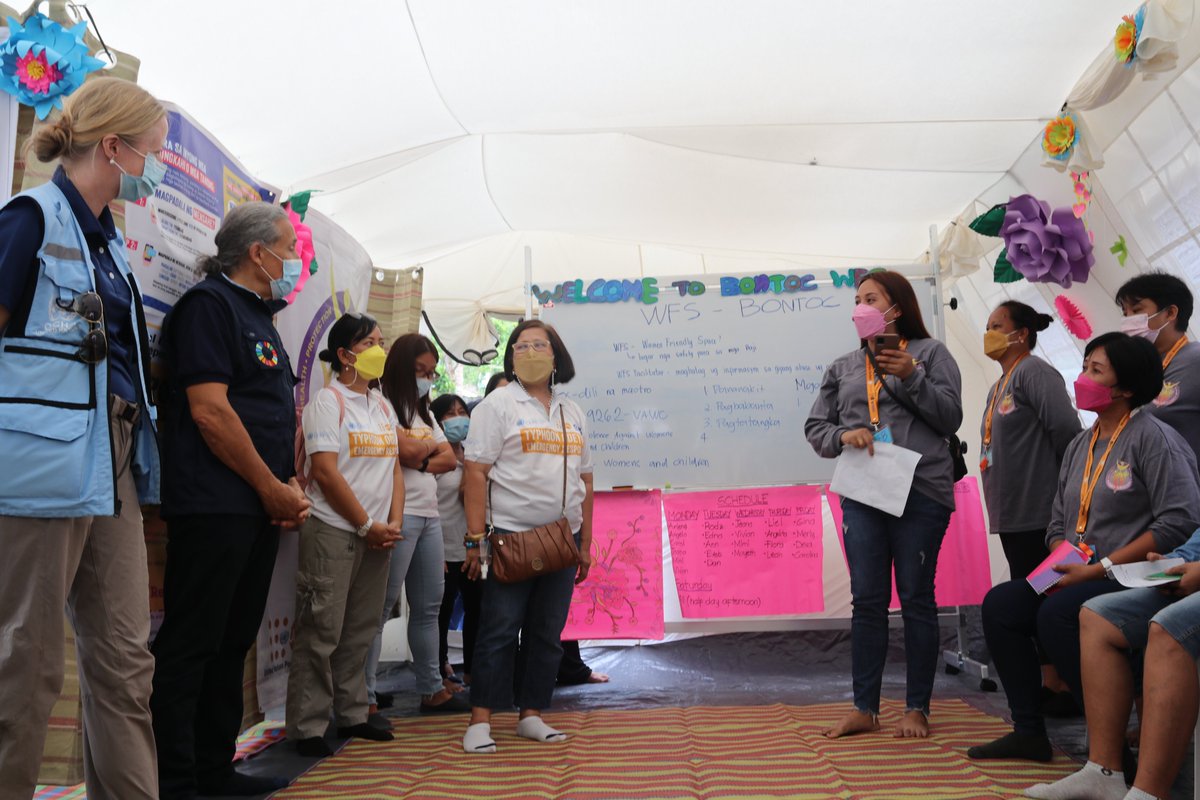 UNFPAph's tweet photo. 2/2 and #WEAVERS, a women-led org to promote women friendly spaces (WFS) for gbv survivors. With @UNCERF we ensure that 30% of our funding goes to empowering local action. #InvestInHumanity https://t.co/eou5isvHi3