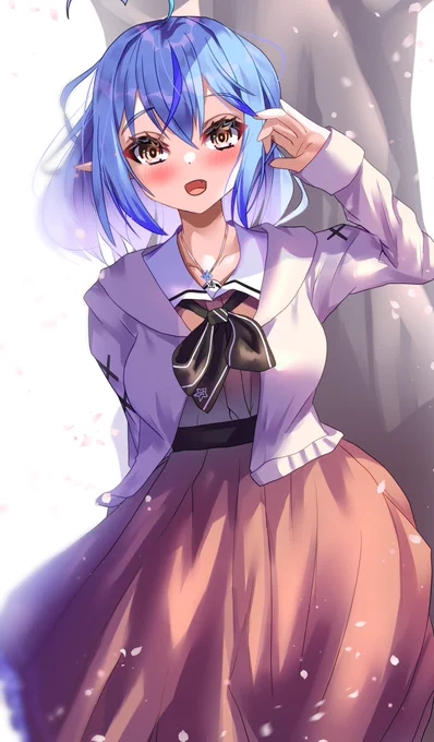 春の訪れ
「髪切ってみたんだけど…どうかな…?」
#LamyArt 