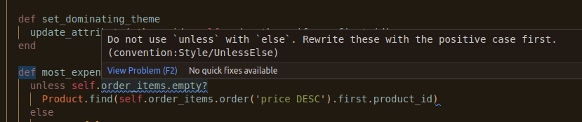 oleingemann's tweet image. Holy crap this #intellisense #rubocop thing is making me a better coder. Tips like these: