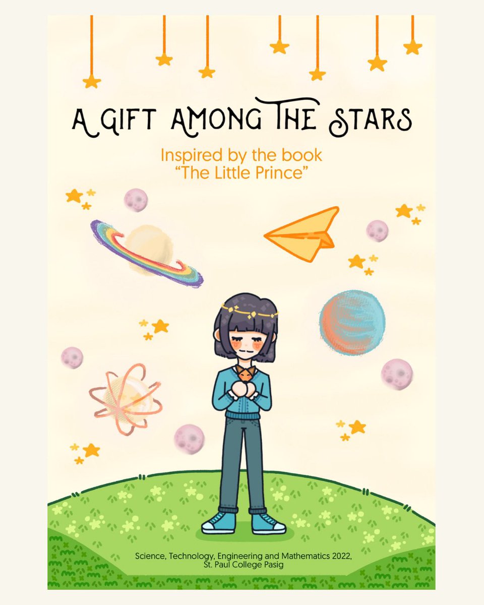 stemsolace's tweet photo. Sit tight! The journey isn't over yet! Watch the pages unfold as STEM 2022 presents ... A Gift Among The Stars 🌜🌟

The story is about to begin… 🔮🙇🏻‍♀️

Full Book: https://t.co/f65zRLlWv5

✏️: Mikka Lagdan &amp; Ally Aguilar
🎨: Casey Jalandoni &amp; Beverly Obligado https://t.co/Ce906mhcmC