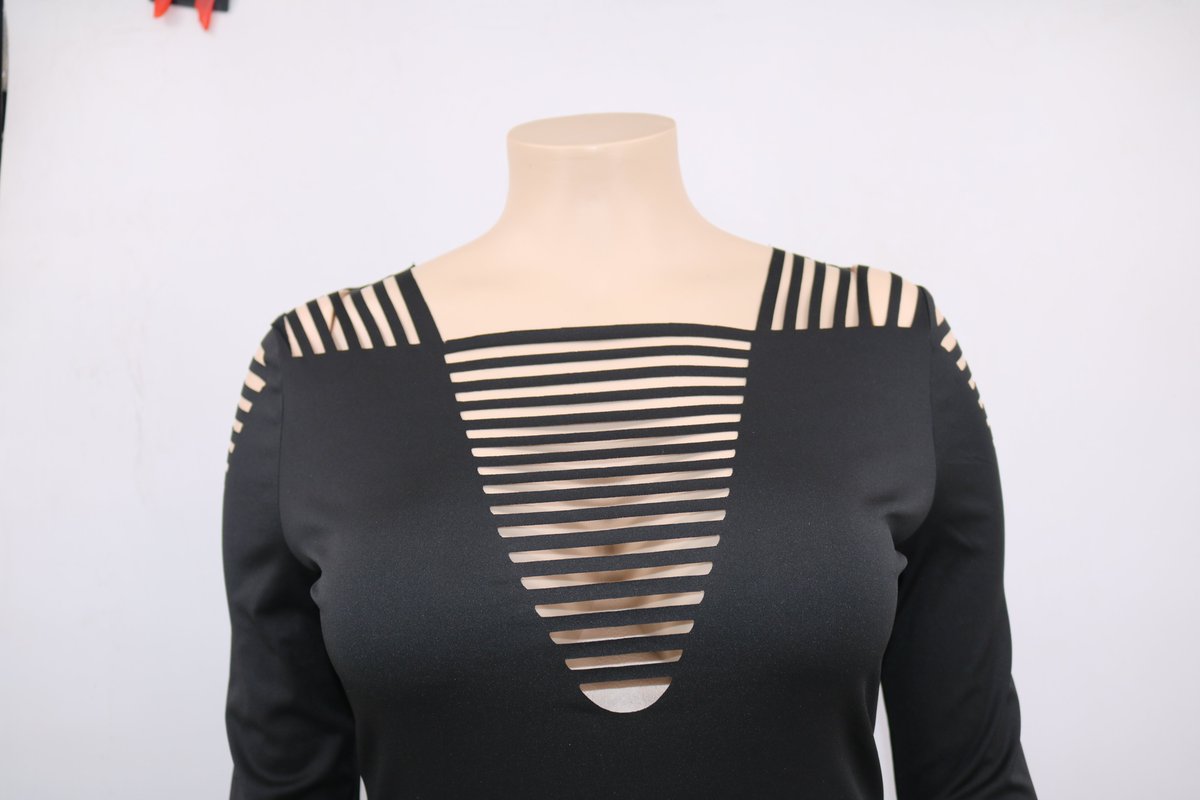 LibraOuyang's tweet image. Basic clothing hollow out long sleeve bodycon dress
Size:XL-5XL

#basicfit #basicwear #basicclothes #bodycon #hollowout #dress #plussize