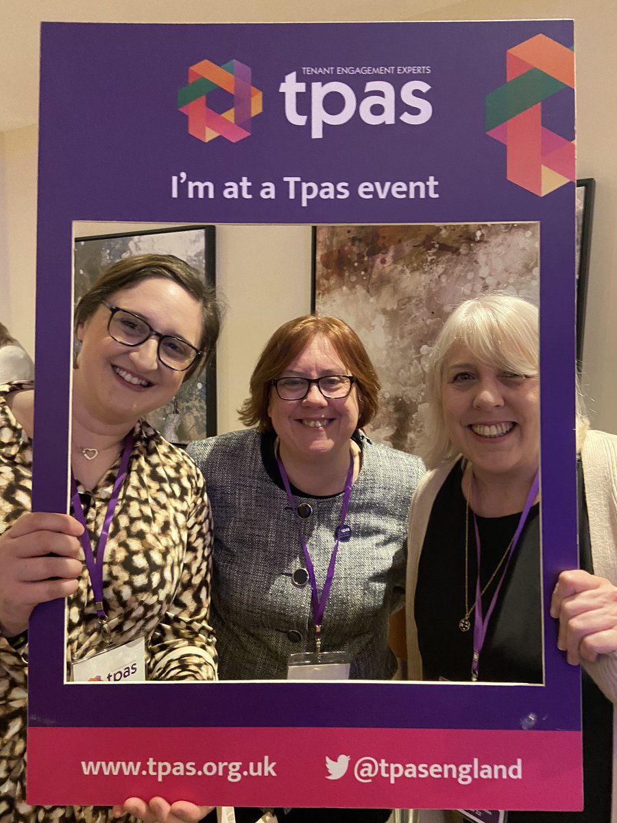Happy to have Jess and Vanessa from <a href="/NSDCouncil/">Newark and Sherwood District Council</a> and Lucy at <a href="/Havebury/">Havebury Housing</a> here with us today! Enjoy! #TpasConf22 #ukhousing