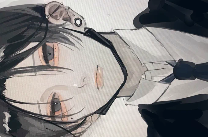 困り眉と黒髪~ 