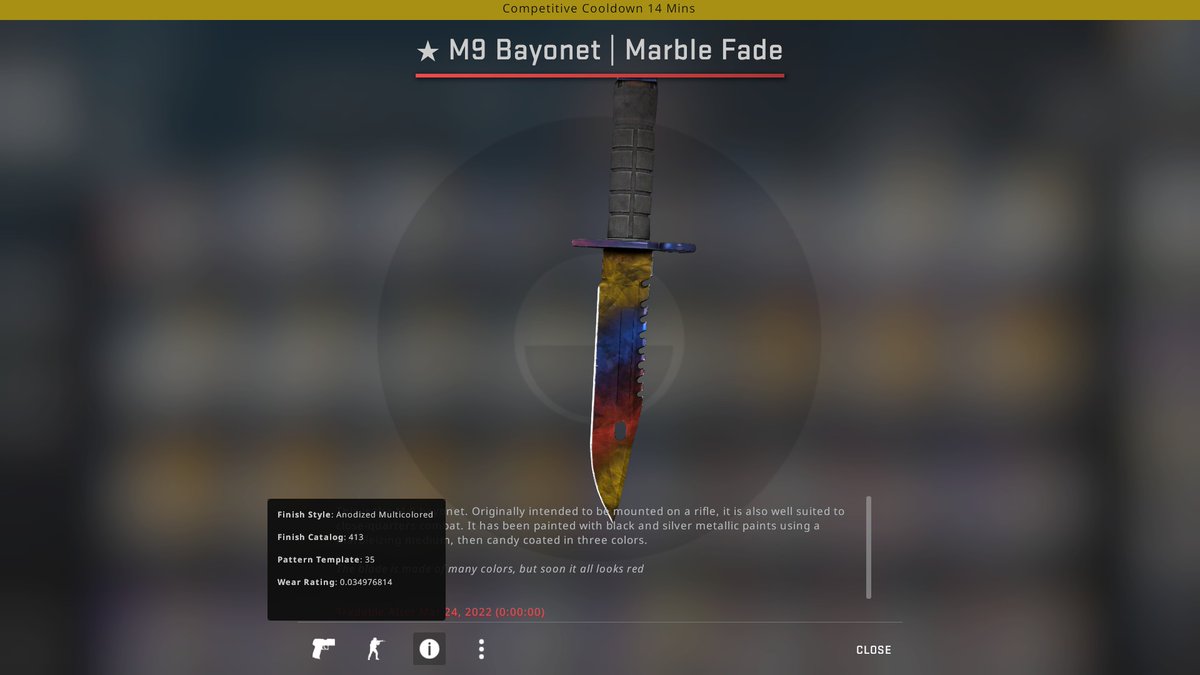 Bought a 151 today applied a c9 holo on it then unboxed an m9 marble fade...
