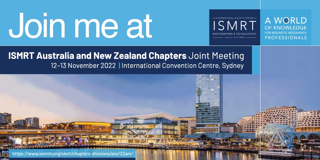 ISMRTANZ's tweet photo. Save the date! We are delighted to announce that the #ISMRTANZ2022 meeting will be held at the @ICCSyd from 12~13th November 2022 hosted by @ISMRTANZ  (yes, we had a name change). Please help us RT to let everyone know! 🤗 https://t.co/ur16jprtNO