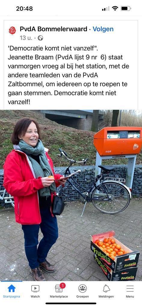Democratie zijn we met z’n allen. Tot 21.00 uur kunt u stemmen voor een sociaal #Zaltbommel. Laat uw stem niet verloren gaan!