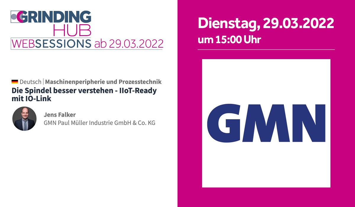 GrindingHub's tweet photo. #IIOT ist für Sie kein Fremdwort und Sie wollen wissen, welchen Beitrag #Spindeln zur #Digitalisierung leisten können? GMN Paul Müller Industrie präsentiert am Dienstag, den 29.03.2022, um 15:00 Uhr seine Web-Session.
Infos: https://t.co/WdgAdkeIxO
#GrindingHubWebSessions #GMN https://t.co/8OnEUxIQjK