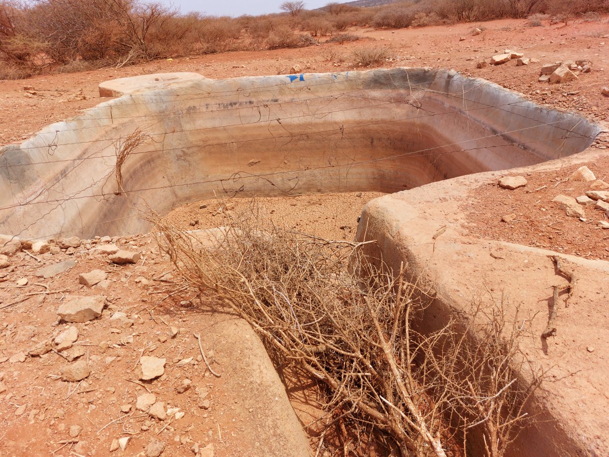 WVSomalia's tweet photo. Malaasle village is one of the worst-hit areas by #droughtinSomalia. 

All its 48 berkards have dried up leaving residents in dire need of water. With support from @shf_somalia, we’re providing clean water for the next two months, but this will not be enough! #Timetoactisnow https://t.co/KD92PNuO1u