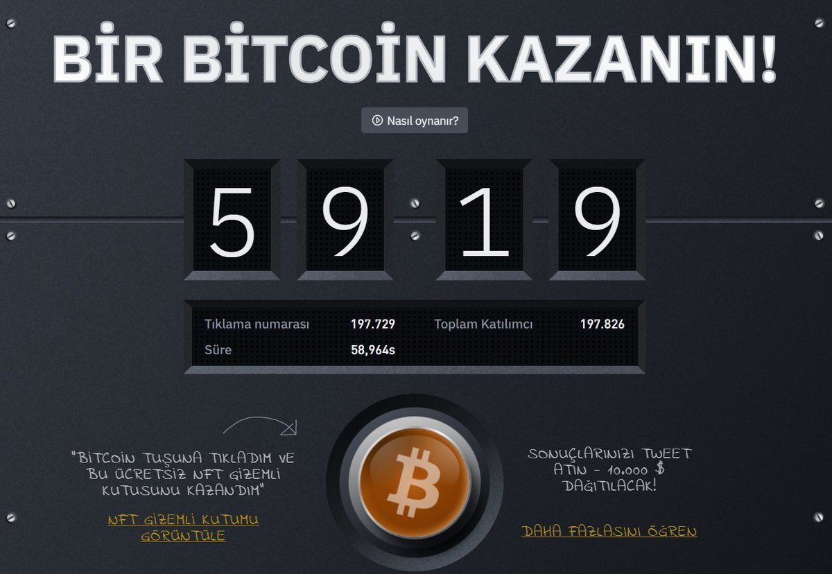 Big hope to take 1 BTC which we could not have without help #BitcoinButton and #Binance thanks for this opportunity 😅