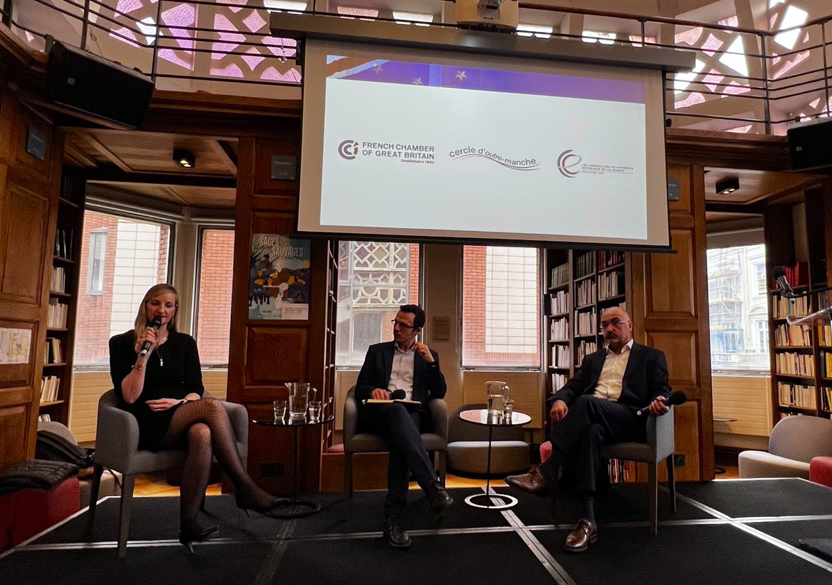 FrenchTechLON's tweet photo. Great morning debate @ifru_london around #brexit impacts on businesses 6 years on between @ClubMedUK @Savencia_groupe moderated by @IciLondres - Merci @cdoutremanche @frenchchambergb @ukcce https://t.co/YhfCLV7jpY
