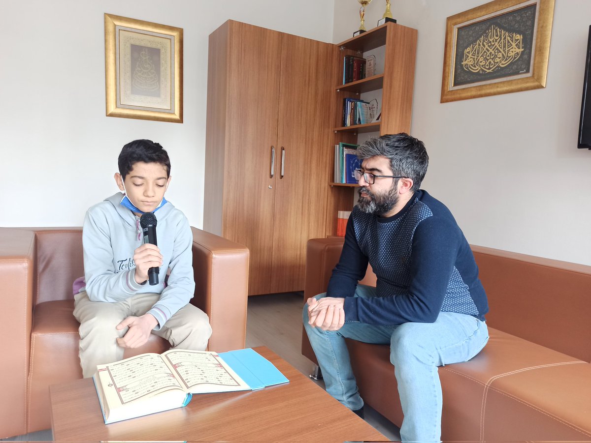 Tevfikileriho's tweet photo. Din öğretimi Genel Müdürlüğü bünyesinde 1. Dönem ilimizde düzenlenen Kur'an-ı Kerim'i yüzünden güzel okuma yarışmasında il birincisi olan öğrencimiz
19 Mart 2022 tarihinde Elazığ'da Bölge Birinciliği için yarışacak. Bu çerçevede  hazırlıklarımız devam ediyor. https://t.co/8avpuqQKfW