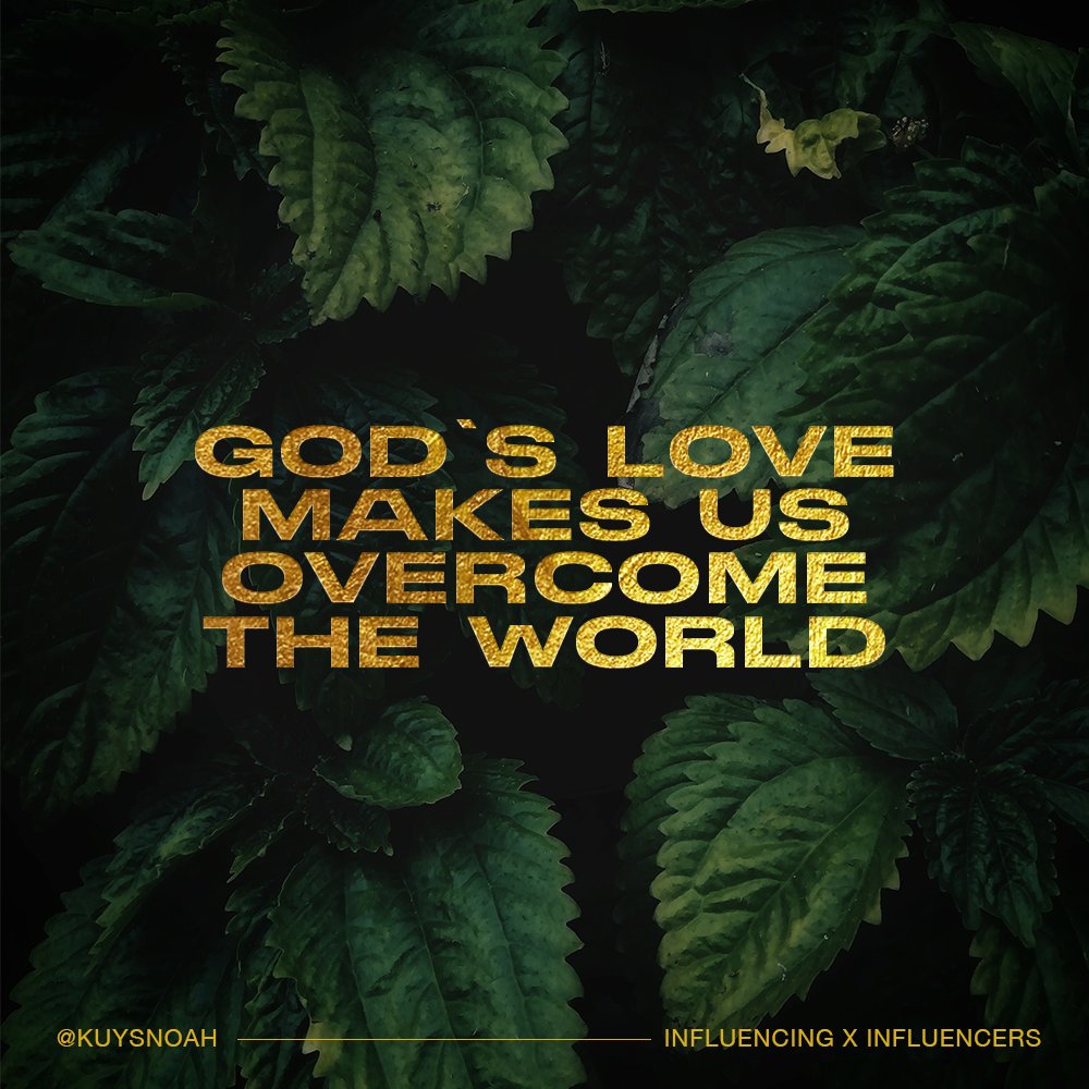 kuysnoah's tweet photo. Do not love the world or the things in the world. If anyone loves the world, the love of the Father is not in him. 1 John 2.15 ESV https://t.co/wVCTvzAJjg