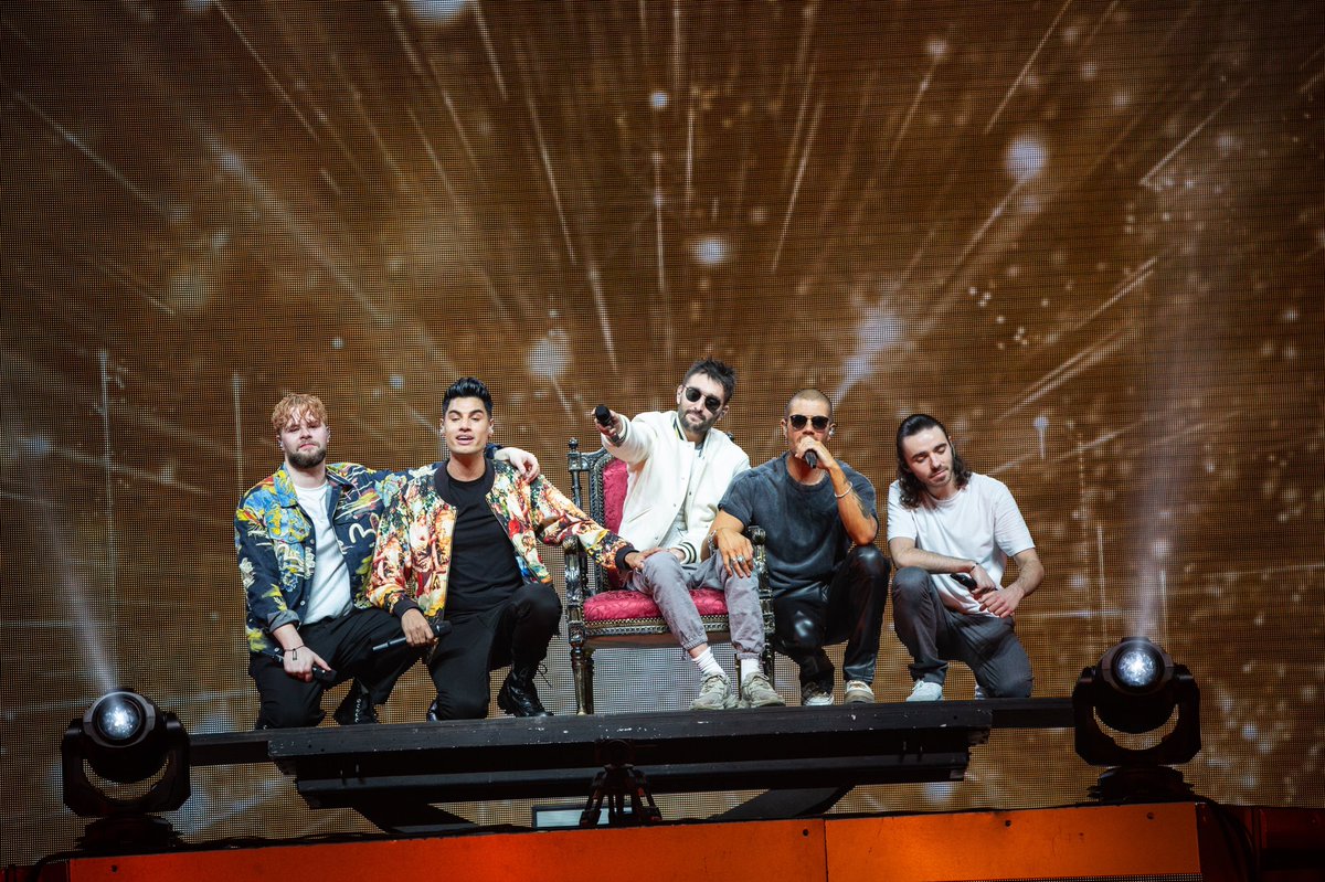 thewanted's tweet photo. LONDON! @TheO2 LAST NIGHT WAS AMAZING!! Thank you so so much for all your support, it was electric! #somedaysstaygoldforever https://t.co/Ns1liEyU6y