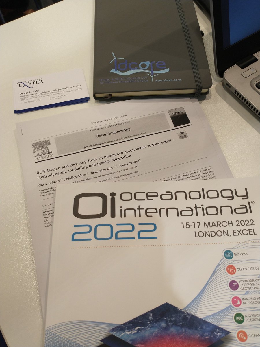 Day 2 #OI22, come and see @CollegeofEMPS at the <a href="/UKRI_News/">UK Research and Innovation</a> stand to talk about our marine engineering research @ExeterMarine <a href="/Renewables_UoE/">Renewables ExeterUni</a>