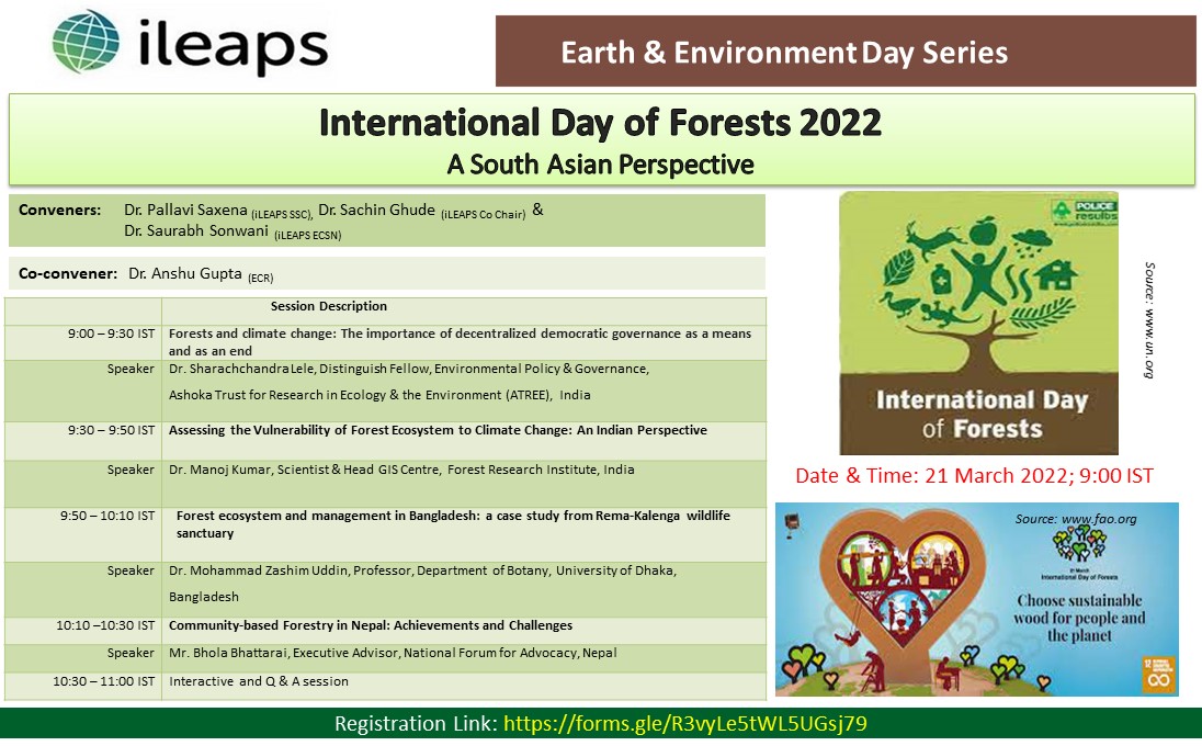iLEAPS18's tweet photo. Stay tuned for the next exciting event on the International Day of Forests on 21st March 2022.  Come and listen to the experts on the topic Forests and their role on Climate change
Registration link: https://t.co/M0tTmmCjGY
@iLEAPS_ECSN @SAMEECSN_iLEAPS https://t.co/Tr4Bq2HI5m