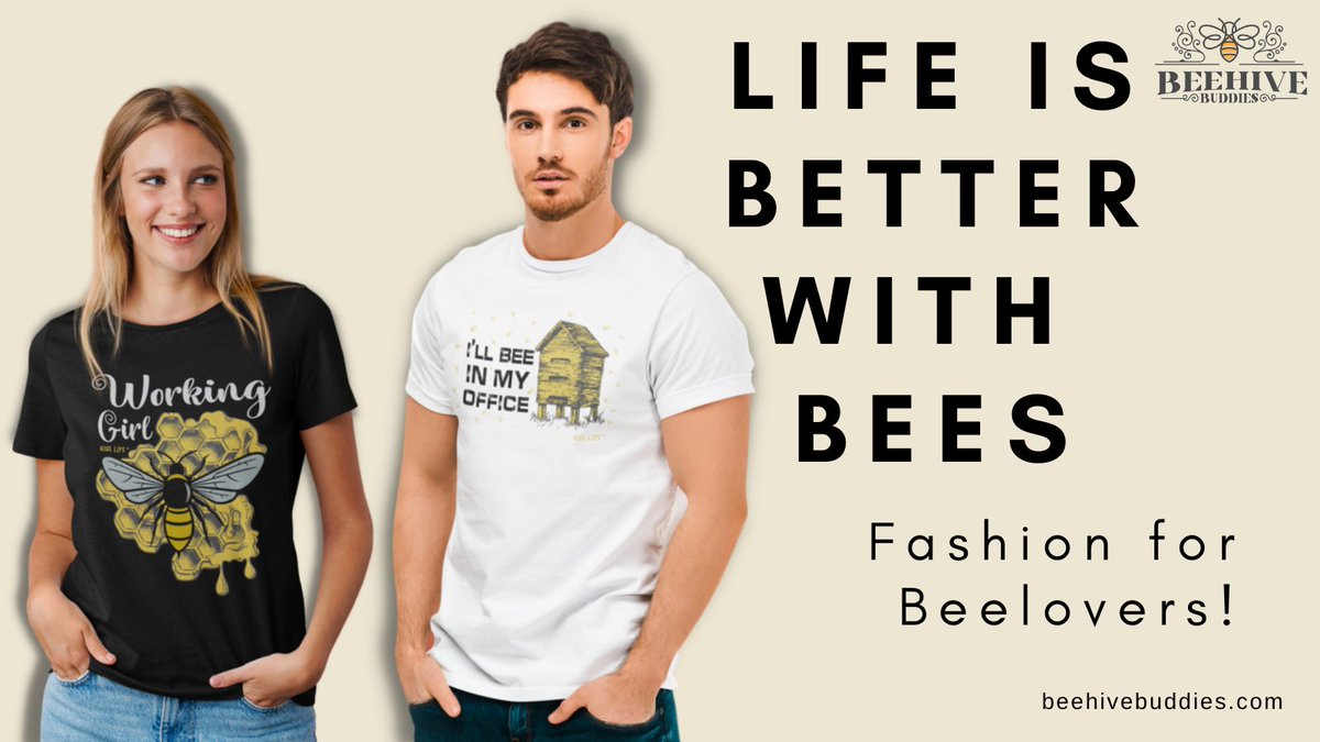 HiveBuddies's tweet photo. This comfy T-shirt will become a new everyday favorite!

Visit: https://t.co/YUj0z8OB91

#savethebees🐝 #beekeeperslife #beehive #beelife #tshirt #fashion #beekeepinglife #saveourbees #beekeeping  #naturalbeekeeping #beekeepers #springfashion #summer https://t.co/yArQaKkfJM