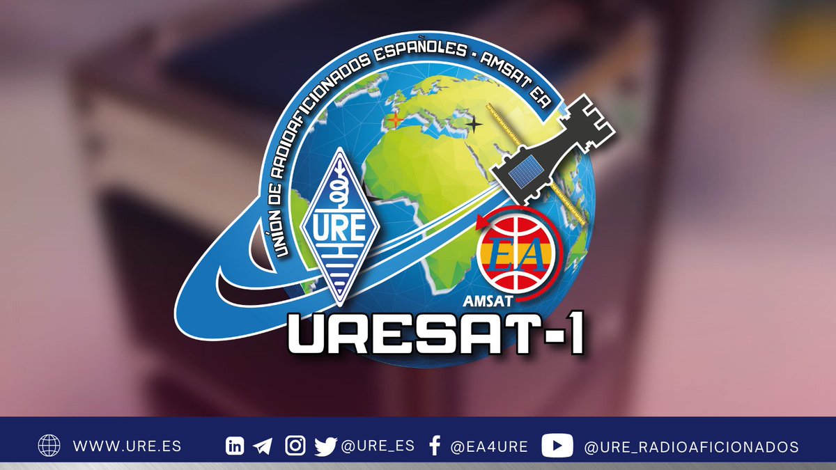 Os presentamos la web y parche de misión del #URESAT1  🛰️uresat.ure.es🛰️
<a href="/AmsatSpain/">AmSat-EA</a> <a href="/AMSAT/">AMSAT</a> <a href="/AmsatUK/">AMSAT-UK</a> <a href="/amsatdl/">AMSAT-DL</a> <a href="/amsatf/">Amsat-f</a> <a href="/amsat_sm/">AMSAT-SM (SM0TGU Lars)</a> <a href="/Amsat_hb/">AMSAT-HB</a> <a href="/AMSAT_Argentina/">AMSAT Argentina</a> <a href="/AmsatNepal/">AMSAT Nepal</a> <a href="/AMSAT_IT/">AMSAT ITALIA</a> #cubesat #satelite #radioaficionados