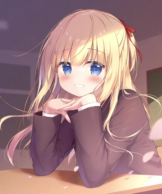 君の隣も最後だね…🌸 