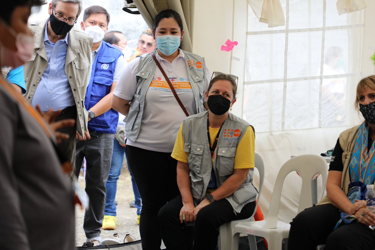 planphilippines's tweet photo. PHOTOS: Through the support of @UNFPAph and funding from @UNCERF, we are delivering life-saving GBV response and prevention interventions with #WEAVERS through women-friendly spaces in areas affected by #TyphoonOdettePH 

📍Bontoc Municipal Hall - Women-Friendly Space https://t.co/lwBIzO3W0d