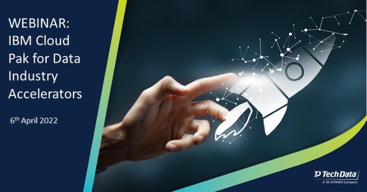 urs_witzig's tweet photo. WEBINAR: Join Tech Data ad IBM on 6th April to look at how partners can use IBM Cloud Pak for Data Industry Accelerators to shorten sales cycles. Register: https://t.co/2eoFx8B5hp 

#TDTransforms https://t.co/P39SPvbgyb