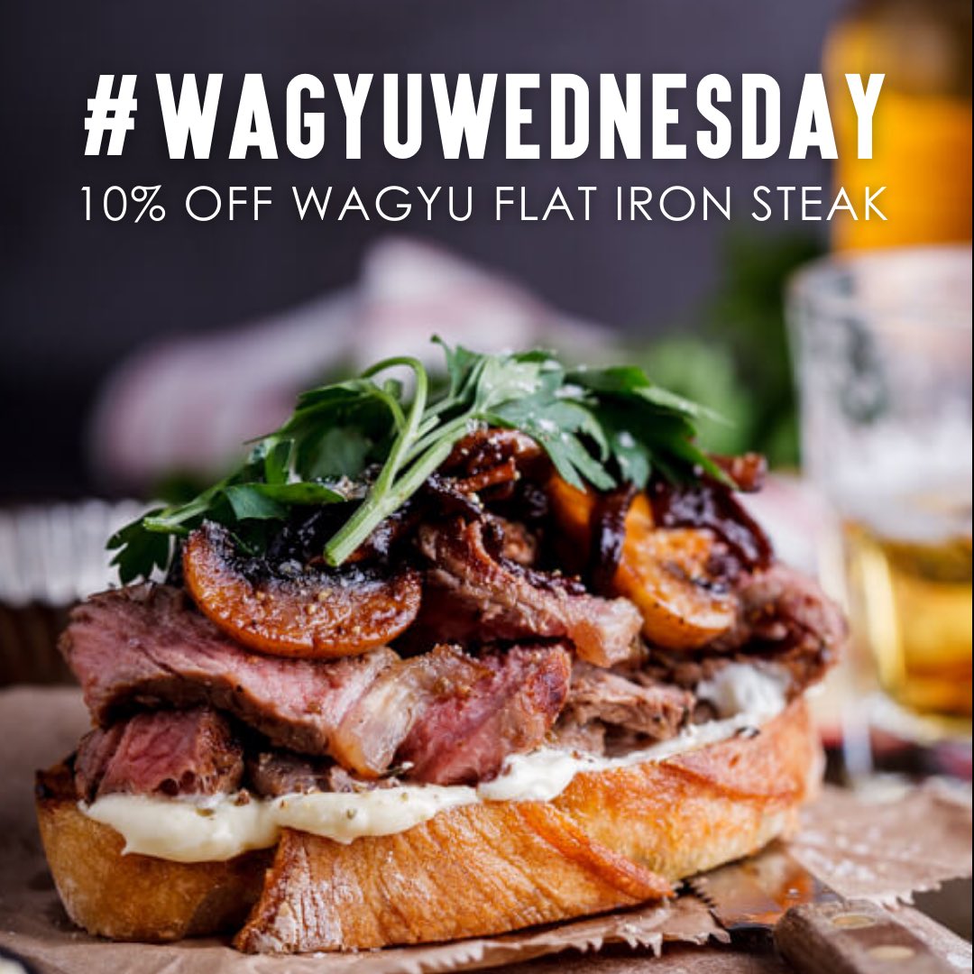 thewagyuexp's tweet photo. TODAY ONLY! 10% off Wagyu Flat Iron Steak! The minute steak version of Wagyu …. Try this put tomorrow for a midday lunch option …. You won’t regret it 🤤 

#thewagyuexperience #wagyu #wagyusouthafrica #wagyulover #steaklover #foodies #foodiessouthafrica #foodiesofinstagr https://t.co/JGrEvkOhiL