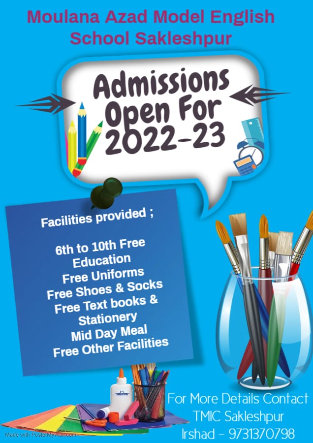 Moulana Azad Model English School Sakleshpur Admissions <a href="/DOMGOK/">Department of Minority Welfare, Govt of Karnataka</a> <a href="/MWDHASSAN/">Minority Welfare Department HASSAN</a> <a href="/hassanmu/">hassan mijinyawa</a> <a href="/MicAlur/">MIC Alur</a> <a href="/MICbelur/">MICbelur</a>