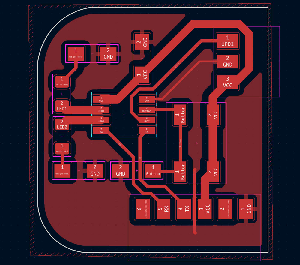 FabLabLeon's tweet image. 🤩 La semana pasada en el @fabacademany , el programa formativo distribuido del que somos uno de los aproximadamente 60 nodos en todo el mundo, los alumnos se han enfocado en el diseño de placas electrónicas.
#MakeYourJob #digitalfabrication #distributedlearning #fabacademy2022